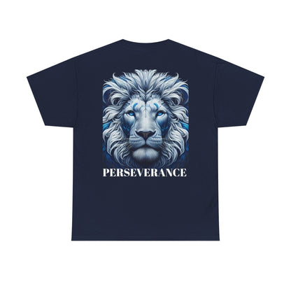 Perserverance FRONT AND BACK - 'Faith must endure' Lion Design