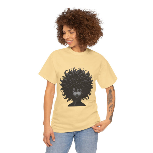 Bold Natural Hair Unisex Tee | Gift for Her, Fashion T-Shirt, Afro Art, Black Culture, Self-Love Tees