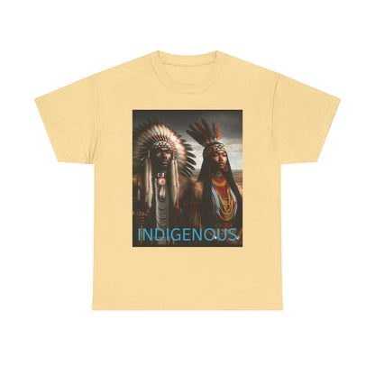 Indigenous Heavy Cotton Tee - Celebrate Native Heritage
