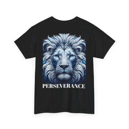 Perserverance FRONT AND BACK - 'Faith must endure' Lion Design