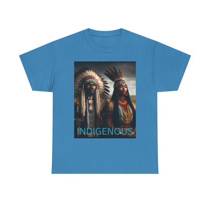 Indigenous Heavy Cotton Tee - Celebrate Native Heritage