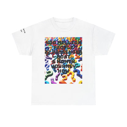 Colorful Question Mark Tee -  Conversation Starter, [...]
