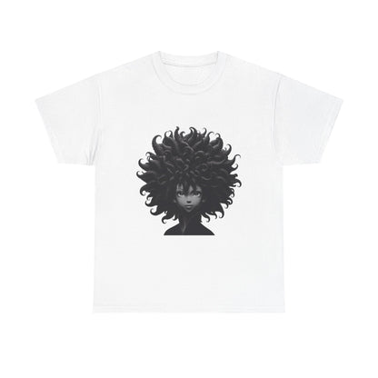 Bold Natural Hair Unisex Tee | Gift for Her, Fashion T-Shirt, Afro Art, Black Culture, Self-Love Tees