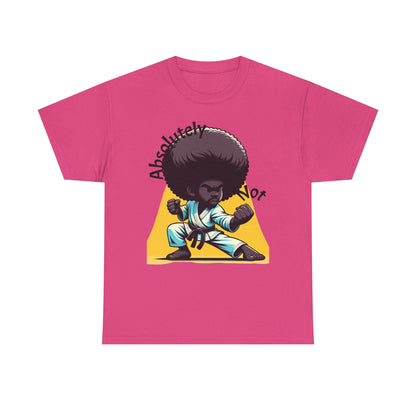 Vintage Cartoon Martial Arts Tee - Unisex Funny Shirt, Gift for Anime Lovers, Cool Casual Wear, Retro Style Clothing, Perfect for Birthdays