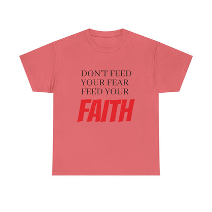 Unisex Heavy Cotton Tee, Motivational T-Shirt, Positive Quotes Tee, Faith Inspiration Apparel, Gift for Friends, Everyday Wear