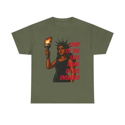 Statue of Liberty Tee, Empowerment Shirt, Unisex Cotton T-Shirt, Inclusive Fashion, Graphic T-Shirt for Freedom Lovers