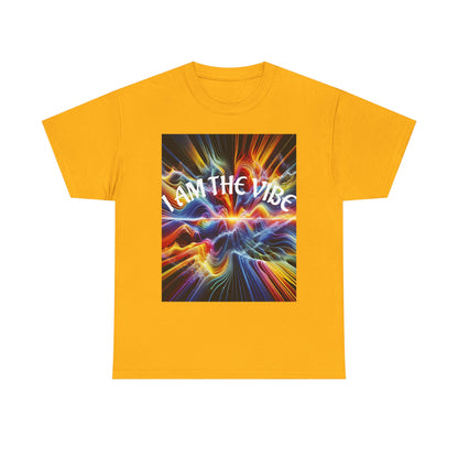 Vibrant Graphic Tee | I Am The Vibe | Unisex Cotton T-Shirt | Trendy Apparel | Gift Idea | Festival Wear | Everyday Style