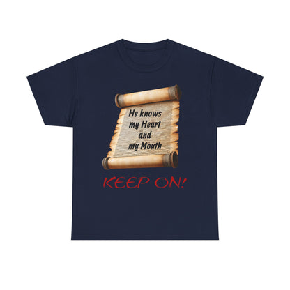 Heartfelt Unisex Tee: Spiritual Affirmation Shirt, Gifts for Him/Her, Motivational Wear, Casual Everyday Clothing, Inspirational Quotes