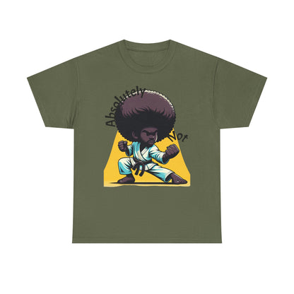 Vintage Cartoon Martial Arts Tee - Unisex Funny Shirt, Gift for Anime Lovers, Cool Casual Wear, Retro Style Clothing, Perfect for Birthdays