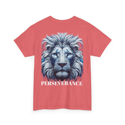 Perserverance FRONT AND BACK - 'Faith must endure' Lion Design