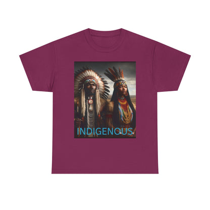 Indigenous Heavy Cotton Tee - Celebrate Native Heritage