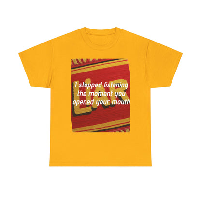 Bold Quote Unisex Heavy Cotton Tee - Urban Style, Graphic Tee, Self-Expression, Gift for Friends, Funny Statement Shirt