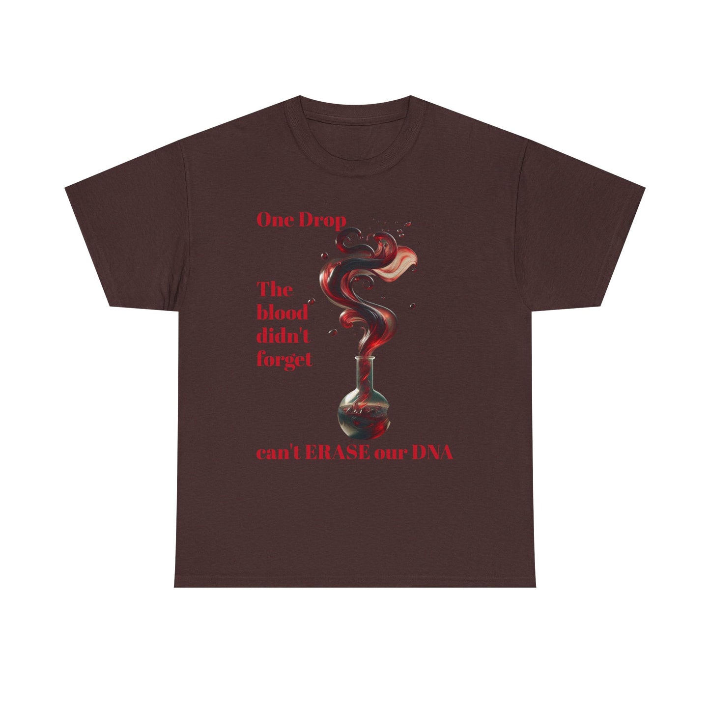 Emotional Statement Tee: 'The Blood Didn't Forget' Heavy Cotton Shirt, Affirmation T-Shirt, Gift for Gen Z, Unisex Cotton Top, [...]