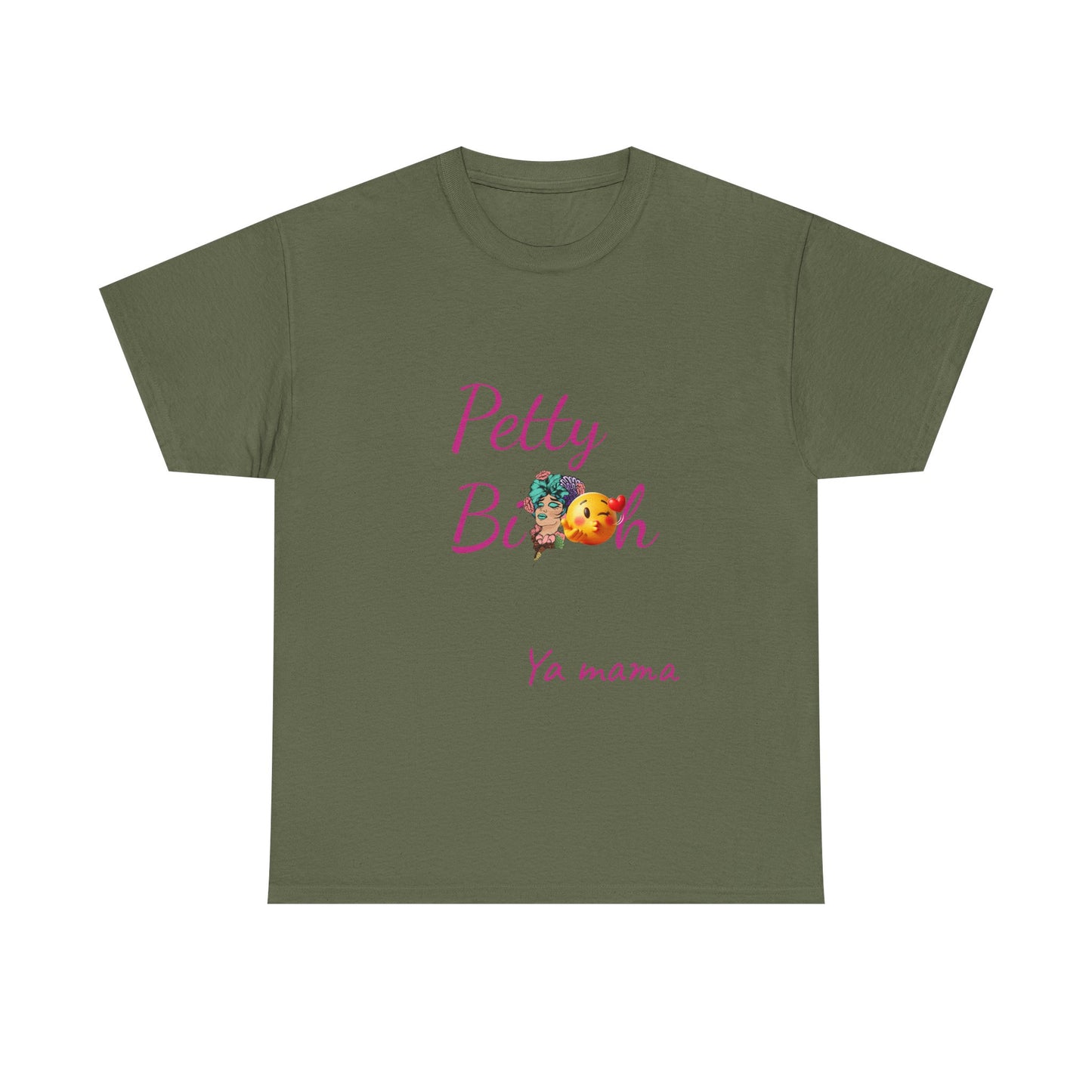 Petty Bi@#h Unisex Heavy Cotton Tee | Fun Summer Vibes, Perfect for Friends, Beach Days, Casual Outings, Gifts