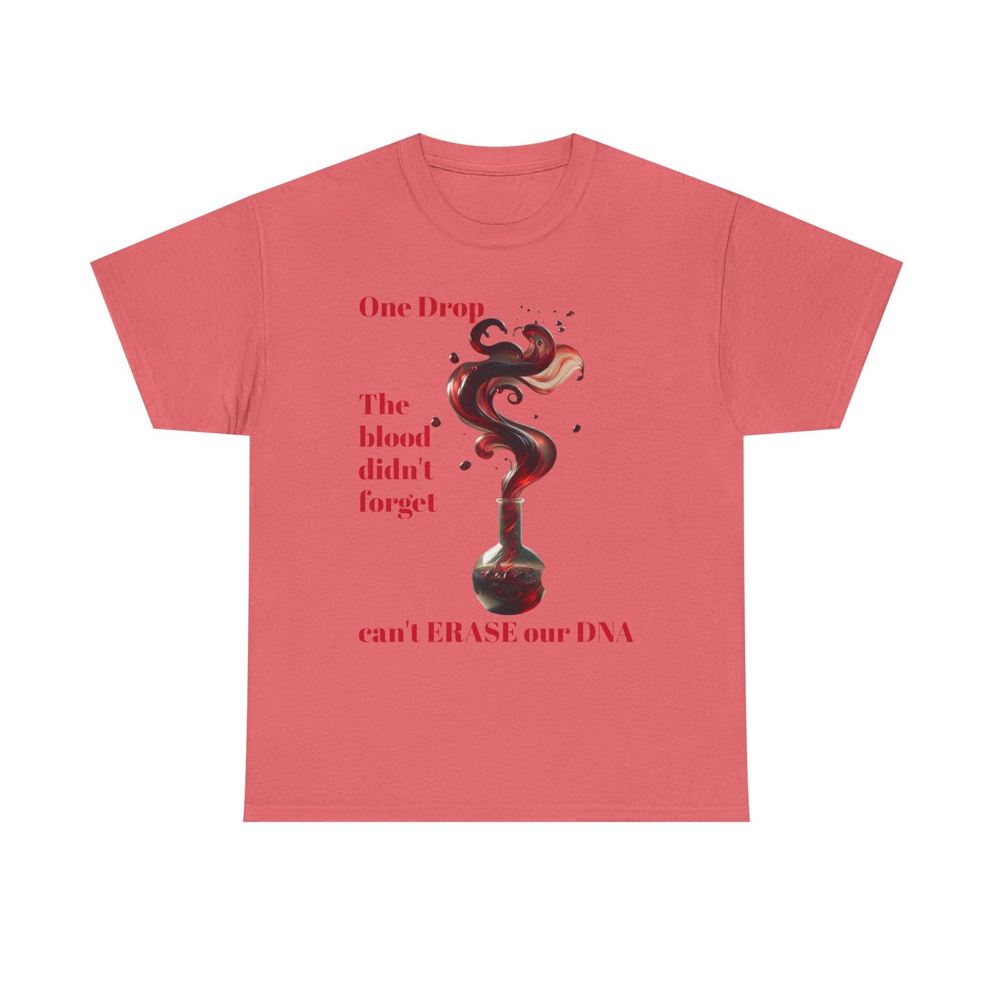 Emotional Statement Tee: 'The Blood Didn't Forget' Heavy Cotton Shirt, Affirmation T-Shirt, Gift for Gen Z, Unisex Cotton Top, [...]