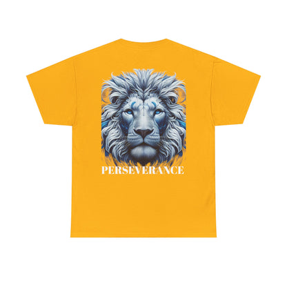 Perserverance FRONT AND BACK - 'Faith must endure' Lion Design