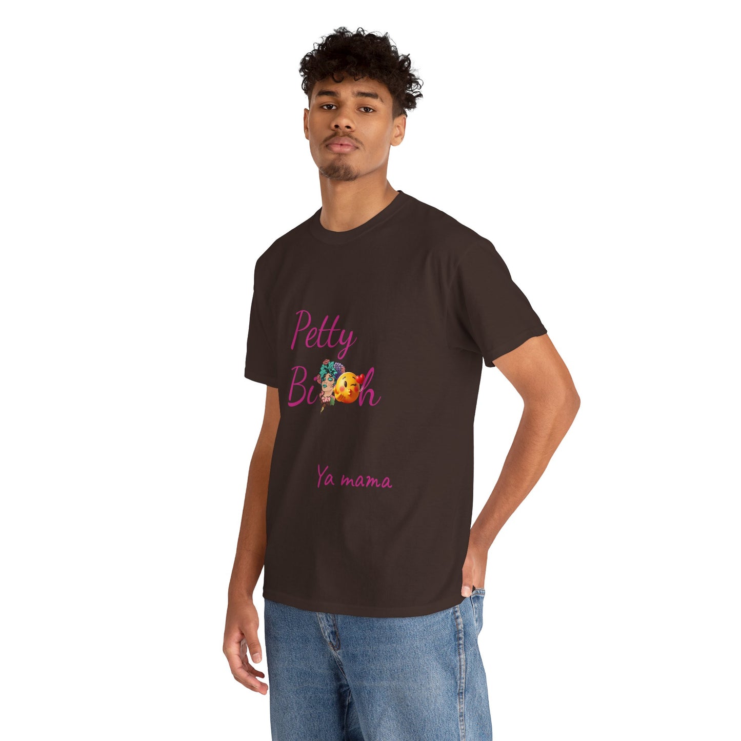 Petty Bi@#h Unisex Heavy Cotton Tee | Fun Summer Vibes, Perfect for Friends, Beach Days, Casual Outings, Gifts