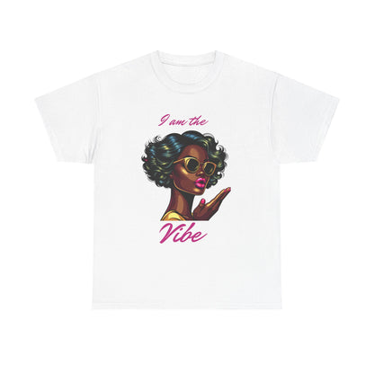 Stylish Graphic Tee, I Am the Vibe T-Shirt, Unisex Casual Top, Gift for Trendy Friends, Summer Outfit Essentials, Fun Statement Shirt