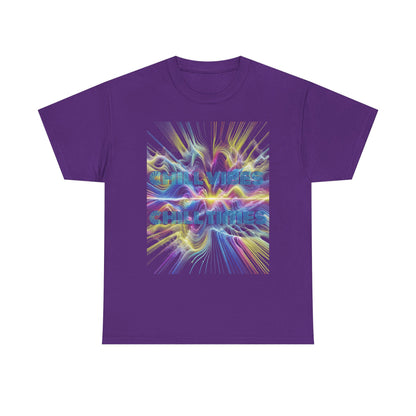 Chill Vibes Unisex Heavy Cotton Tee, Comfortable Casual T-Shirt, Streetwear Style, Perfect Gift for Friends, Summer Vibes Tee