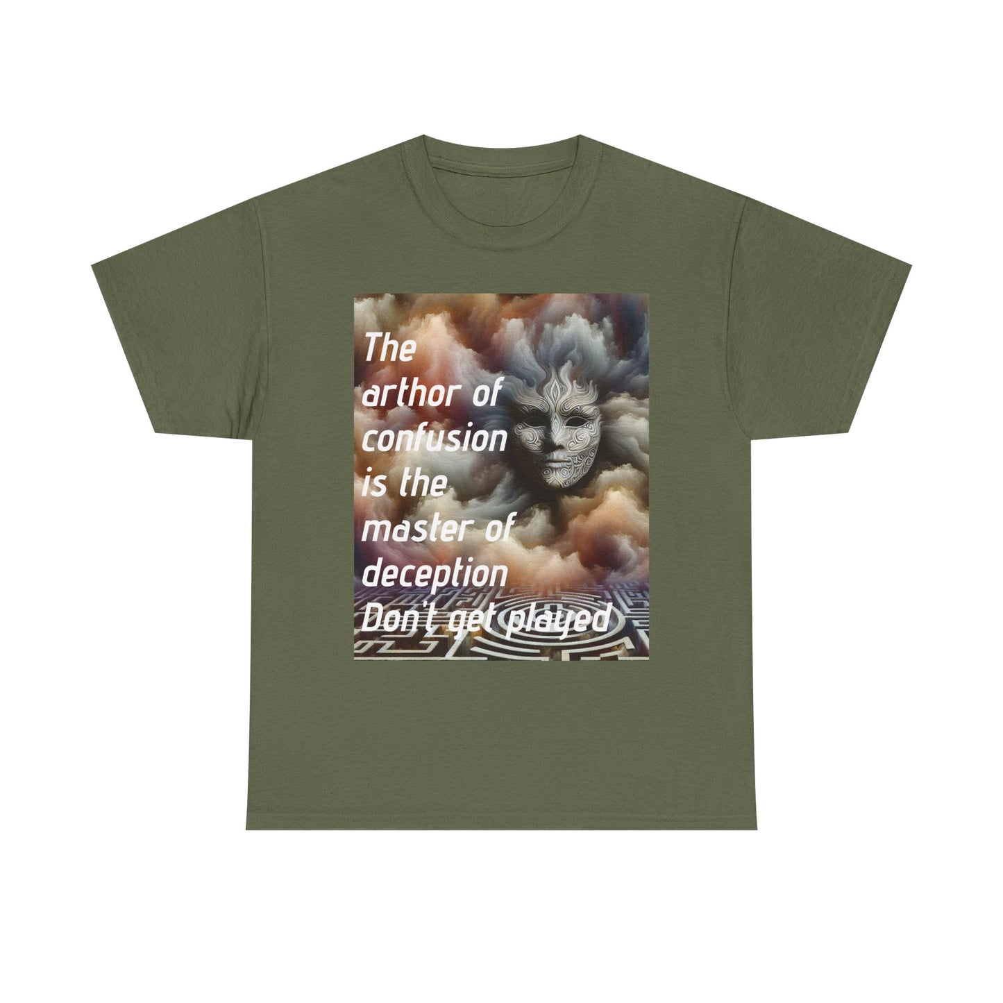 Mystical Quote Tee - Unisex Heavy Cotton Tee for Inspiration, Gift for Friends, Self-Expression, Motivational Apparel, Unique Graphic Shirt