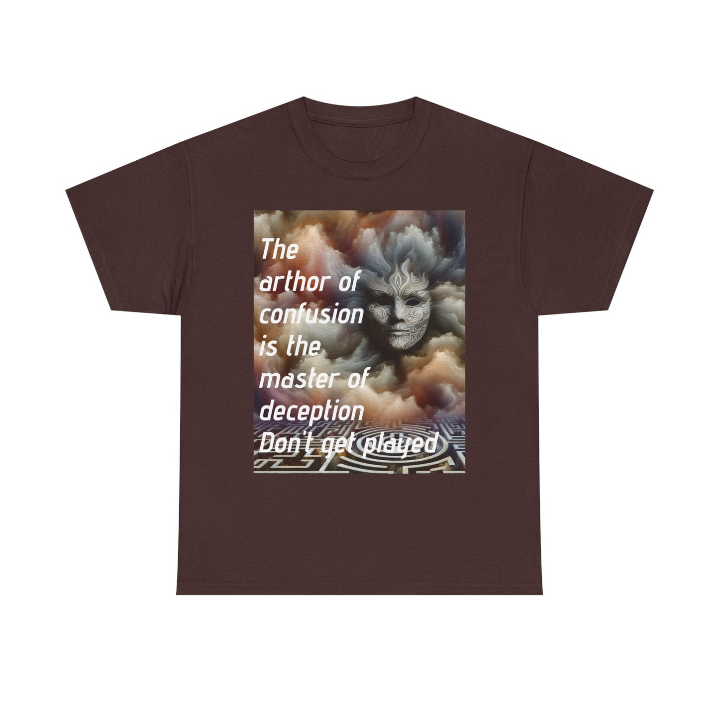 Mystical Quote Tee - Unisex Heavy Cotton Tee for Inspiration, Gift for Friends, Self-Expression, Motivational Apparel, Unique Graphic Shirt